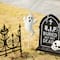 Glitzhome® 24" 5-Piece Halloween Metal Graveyard Yard Stake Set